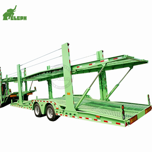 Caliente productos hechos <span class=keywords><strong>en</strong></span> China Centro ejes interlink tándem tipo 8 unidades portador de coche camión de remolque con el primer motor - Product Image 1