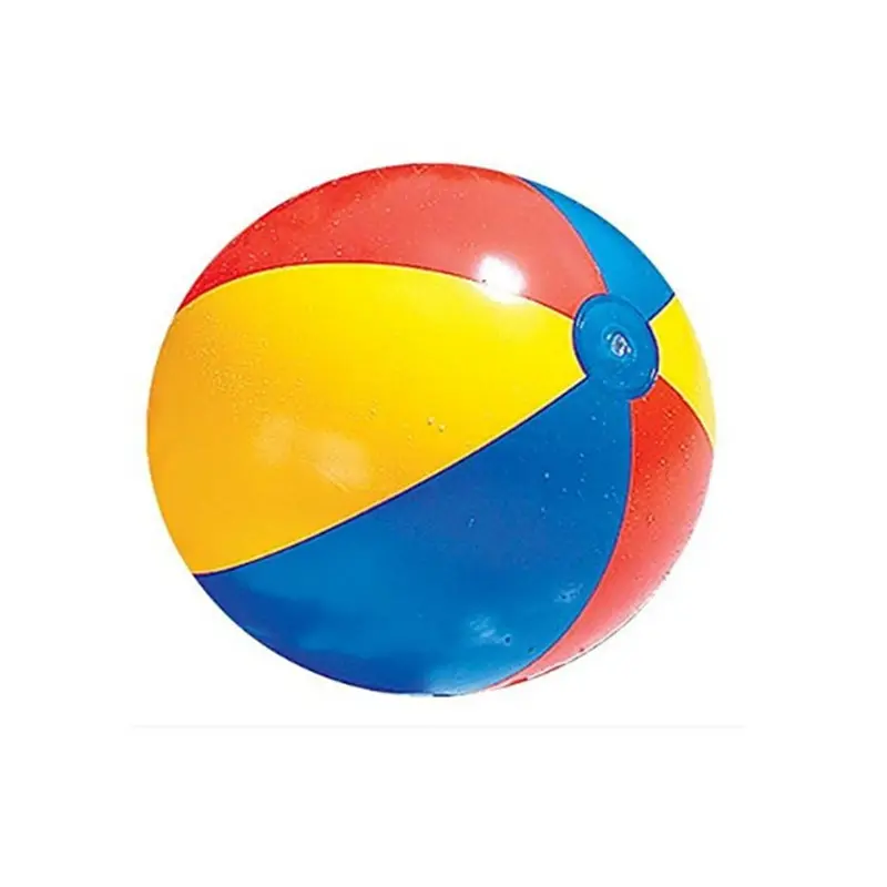 Oempromo-Ballon de plage gonflable de couleur bon marché, taille standard