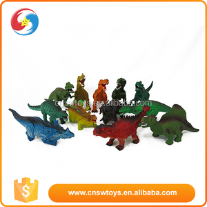 Custom cheap hard plastic 12 unids dinosaur mini plastic animal - Product Image 4