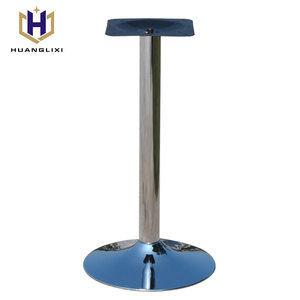 Fuente de la fábrica <span class=keywords><strong>café</strong></span> muebles pierna cromo del metal tabla base para interiores - Product Image 2
