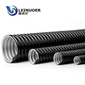 Impermeable conducto flexible de acero galvanizado con cable inserte