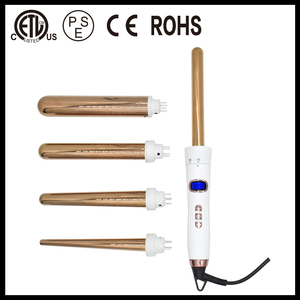 Más caliente del pelo curling varita 5 en 1 con curling varita titanio <span class=keywords><strong>Rizador</strong></span> profesional - Product Image 2