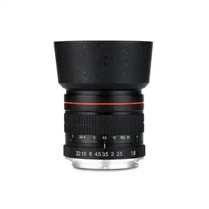 Lightdow 85 Mm F/1.8 Medium Telephoto Potret Perdana Fokus Manual Full Frame Lensa untuk Canon Rebel T7, t7i, T6, T6i, T5, T5i S