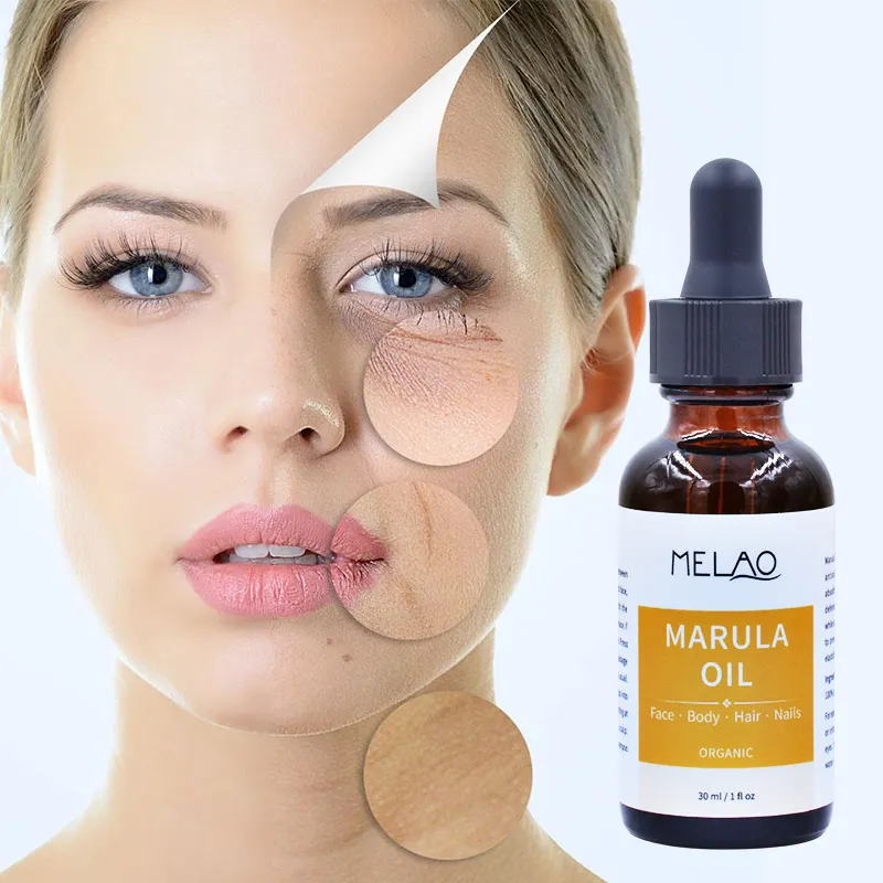 MELAO Oganic Naturale Siero Per il Viso La Cura Della Pelle Olio di Base Vegetale Olio Marula Del Chiodo Del Corpo Olio da Massaggio Anti Invecchiamento Della Pelle Cicatrice la rimozione di 30 ml