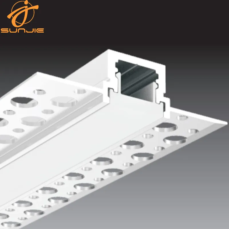 6063-T5 ALP6212 aluminium profiel led voor verzonken montage met frosted cover