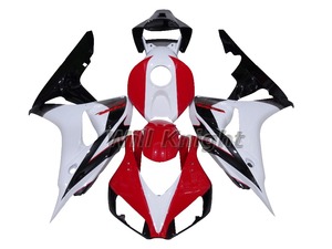 Panel de cuerpo de molde de inyección ABS, para <span class=keywords><strong>Honda</strong></span> CBR1000RR, <span class=keywords><strong>CBR</strong></span> <span class=keywords><strong>1000RR</strong></span>, 2006, 2007, rojo, blanco y negro - Product Image 1