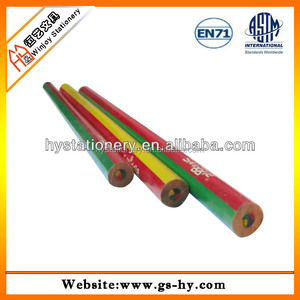 Moda grande 1 cm diámetro personalizada enorme jumbo lápiz de <span class=keywords><strong>color</strong></span> lápiz de madera caliente-venta - Product Image 4