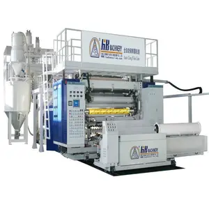 HB Machinery Food grade PVC cling stretch extrusion film lines wrapping extrusion cast film machine