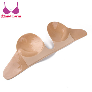 Nouveau Très Bas Dos Nu Nu Soutien-Gorge Seins Invisible Auto-Adhésif <span class=keywords><strong>Bras</strong></span> Profonde U Plunge Avant Push Up Dos Nu Soutien-Gorge - Product Image 2
