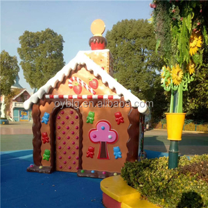 <span class=keywords><strong>Casa</strong></span> Gigante in Vetroresina a Tema Natalizio per Parco Giochi all'Aperto per Bambini - Product Image 4