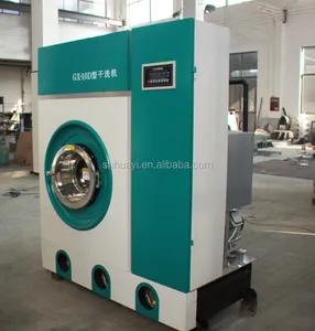 Máquina de limpieza en seco totalmente automática, hidrocarbono comercial, 8kg, 220v / 380v