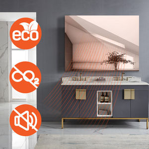 Calentador infrarrojo para espejo, Panel <span class=keywords><strong>calefactor</strong></span> rectangular para espejo de <span class=keywords><strong>baño</strong></span> de 450W con Interruptor táctil - Product Image 5