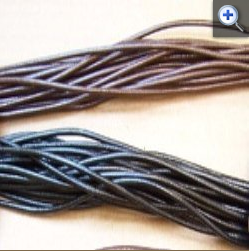 Cordones de cuero de vaca genuino, joyería artesanal, hallazgos de alambre plano, tamaños 1mm 1, 8mm, decoraciones artesanales, componentes de joyería - Product Image 4