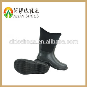 Men ' s mediados de neopreno impermeable botas de <span class=keywords><strong>montaña</strong></span> de cuero - Product Image 3