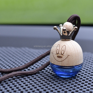 Botella vacía del ambientador del <span class=keywords><strong>perfume</strong></span> de la fragancia del difusor del coche de Shangai 5ml con el corcho divertido - Product Image 5