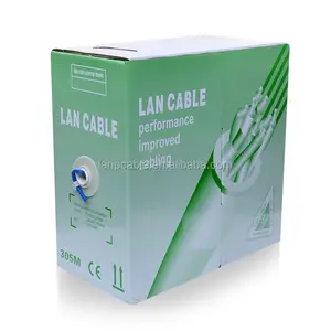 Lan 电缆 4pr cat.5e cat6 通信电缆