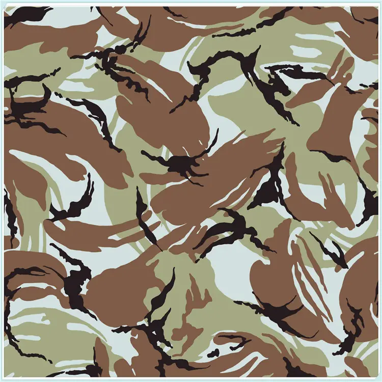 Камуфляж печатная ткань армейская зеленая парусина