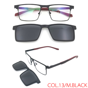 Montures de lunettes Vintage Montures polarisées <span class=keywords><strong>Clip</strong></span> on Flip up Lunettes de soleil <span class=keywords><strong>Clip</strong></span> on Glasses - Product Image 3