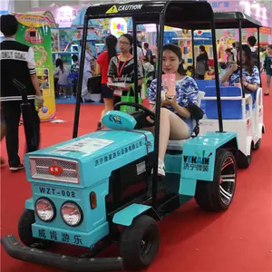 Diskon Peralatan Fairground Berkendara Listrik Kereta Turis Kecil