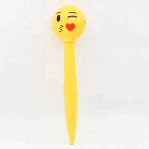 Emoji bolígrafos con <span class=keywords><strong>LED</strong></span> y sonido para niños de 4 diseños diferentes - Product Image 3