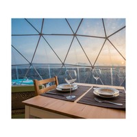 Glitzcamp Glamping De Lujo Round Dome Airbnb Pvc Geo Igloo Luxury Glamping Camping Hotel House Dome Tent for Glamping