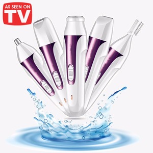 Best Seller en Amazon 5 en 1 Toque mini mujeres cara <span class=keywords><strong>sin</strong></span> dolor depilación facial como se ve en TV 2018 - Product Image 1