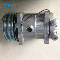 Compresor de CA automático de suministro de fábrica para VW Cars 24V 2PK 132MM polea para SD508 SD507 SD505 SD709 5H14 7H15 4507 6627