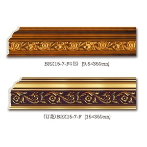 1 ensemble de planches à fleurs et couronne, matériel PS, décoration de moulage pour mur de plafond - Product Image 2