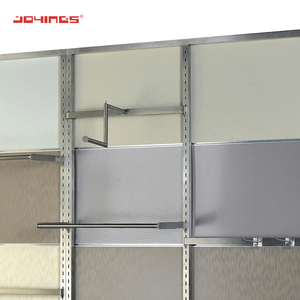 Wall Mounted Clothes Hanger Rack DIY Stainless Steel Clothing <strong>Display</strong> Clothing Shelf 1 Stop <strong>Solution</strong> for <strong>Retail</strong> Store AD-1032 - Product Image 2