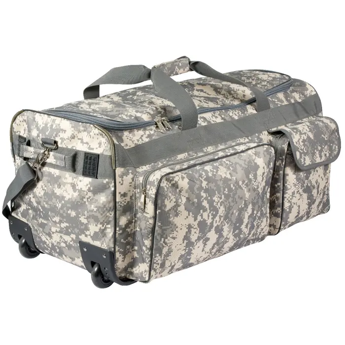 सैन्य सेना पहिएदार यात्रा एसीयू डिजिटल छलावरण सामान ट्रॉली बैग