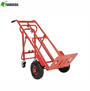 Chariot de rangement pliable <span class=keywords><strong>3</strong></span> en <span class=keywords><strong>1</strong></span> rouge <span class=keywords><strong>Convertible</strong></span>, accessoire rouge pour camion à main - Product Image 1