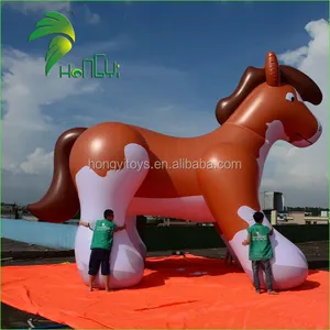 Balão inflável gigante de leite vaca, 6.7m, brinquedos infláveis, animal de hongyi, brinquedo