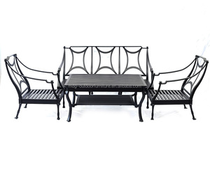 كرسي فيرونا التقليدي الخارجي المصنوع من الألومنيوم المصبوب، أثاث معدني مريح - Product Image 1