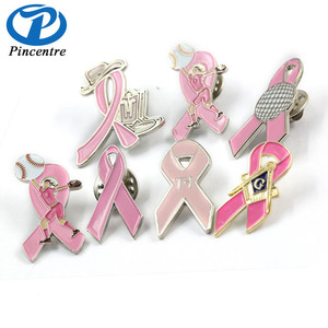 <span class=keywords><strong>Badge</strong></span> en métal en gros pour la lutte <span class=keywords><strong>contre</strong></span> <span class=keywords><strong>le</strong></span> <span class=keywords><strong>cancer</strong></span> du sein, ruban rose - Product Image 2