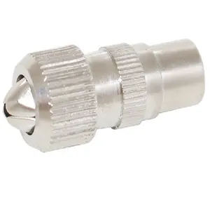 free welding 9.5 TV IEC PAL Connector ZINC material plug jack 9.5 TV General Head Adaptor