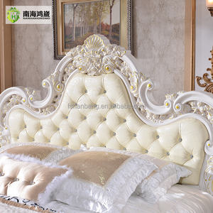 Meubles <span class=keywords><strong>de</strong></span> chambre à coucher <span class=keywords><strong>de</strong></span> luxe modernes, <span class=keywords><strong>lit</strong></span> king size <span class=keywords><strong>avec</strong></span> design confortable en bois massif - Product Image 3