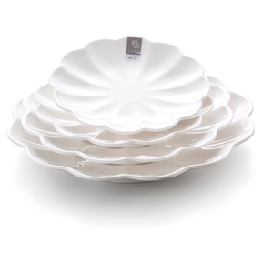 Wholesale Flower Shape 100% <strong>Plastic</strong> Round Melamine <strong>Dinner</strong> Plate <strong>Sets</strong> - Product Image 1