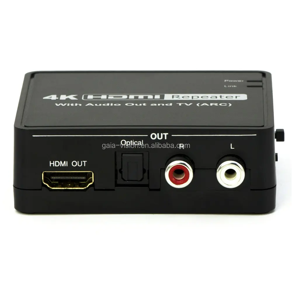 HDMI Audio Extractor HDMI input HDMI + Toslink Audio + L/R output audio dukungan ARC