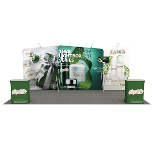 경량 전문 뛰어난 품질 사용자 정의 인쇄 3X6 광고 디스플레이 전시 부스 디자인 - Product Image 3
