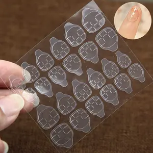 24 个/片塑料双面自粘胶带用于指甲
