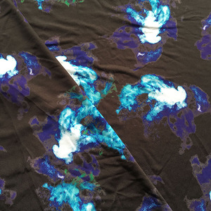 D Tricoté Tissu mauritanie cire impression tissu, tissu d'impression de nouveauté, <span class=keywords><strong>paris</strong></span> imprimer tissu - Product Image 2