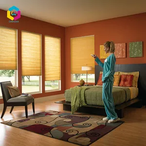 Remote Control Blinds Remote Control Solar Motorized Cellular Shades Blinds