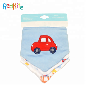 Guangzhou, gran oferta, <span class=keywords><strong>toalla</strong></span> de Saliva de alimentación triangular, Reversible, 100% algodón, Bandana orgánica, babero para bebé - Product Image 4