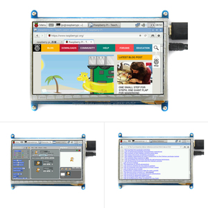 7 pulgadas raspberry <span class=keywords><strong>pi</strong></span> lcd pantalla táctil capacitiva pantalla táctil raspberry <span class=keywords><strong>pi</strong></span>/BB negro HDMI HD raspberry <span class=keywords><strong>pi</strong></span> pantalla - Product Image 2