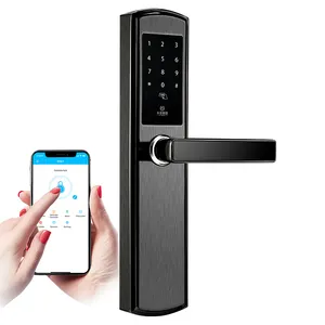 Stainless Steel Digital Smart RFID Hotel RFID Pintu Kunci Silinder dengan Sistem Perangkat Lunak