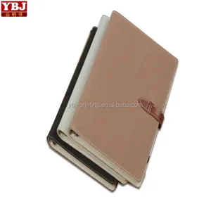 Chine usine professionnelle personnalisé portable planificateur/journal impression/couverture en cuir journal avec serrure