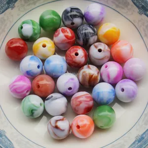 Pastel Beads, Round Acrylic Beads Easy Beading DIY Art Craft