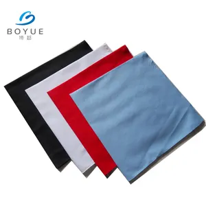 Bandanas de alta calidad, baratas, 60X60cm, XL, algodón, color rojo sólido en blanco