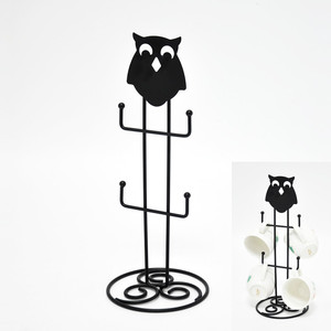 Owl Design Black Color Kitchen <b>Cookbook</b> <b>Holder</b> Rack - Product Image 5