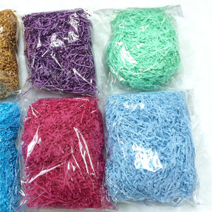 Couleur <span class=keywords><strong>Tissu</strong></span> <span class=keywords><strong>Raphia</strong></span> Râpé Froissé Papier Pour Emballage - Product Image 3